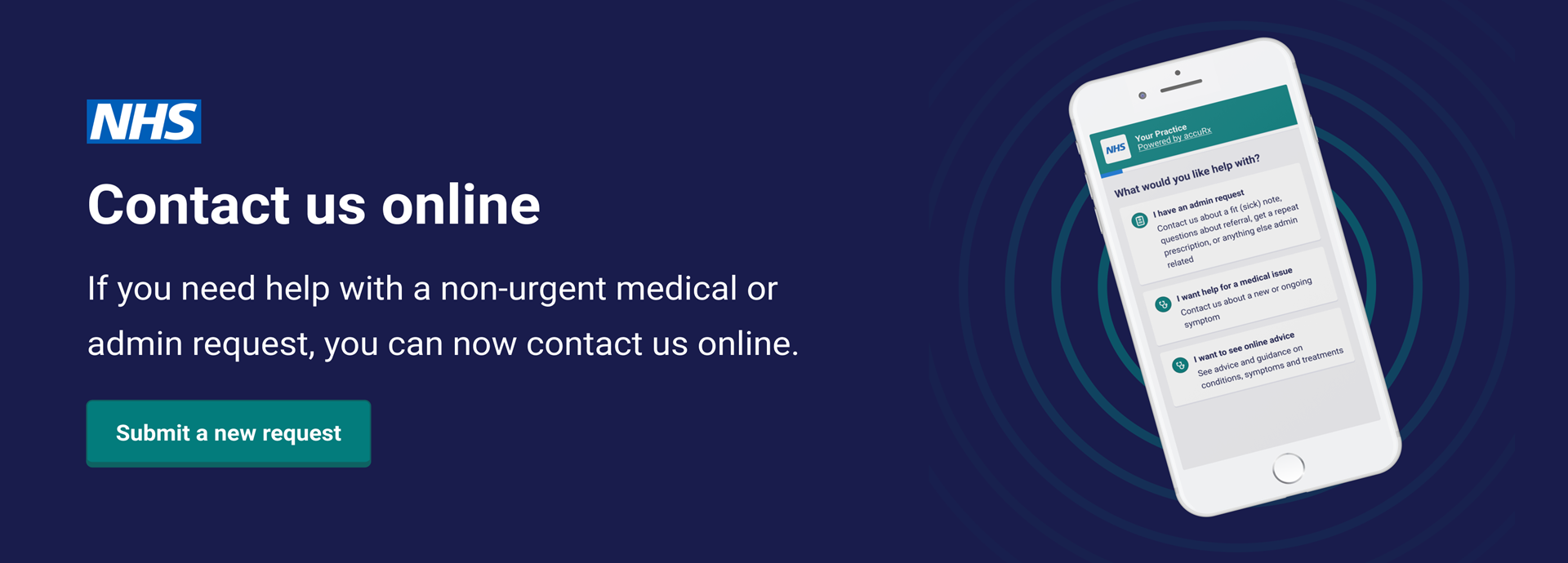 Contact us online
